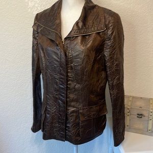 Lafayette 148 Brown‎ Jacket Sz 10